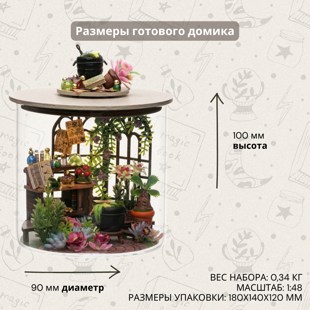 Конструктор Yarvita DIY House Сад Мандрагоры - фото 8