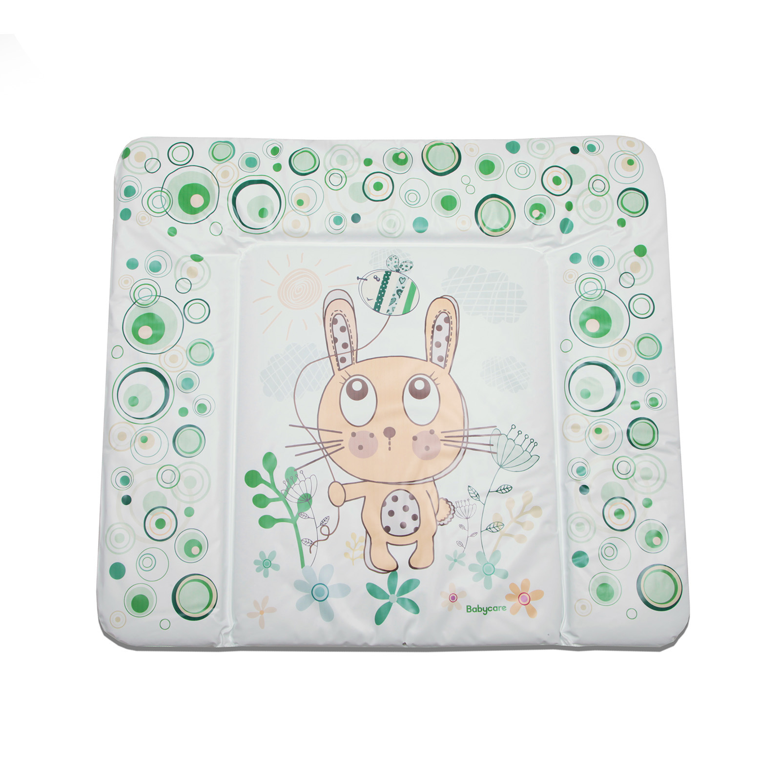 Матрас для пеленания BabyCare 820х730х210 Фанни Банни зеленый - фото 2