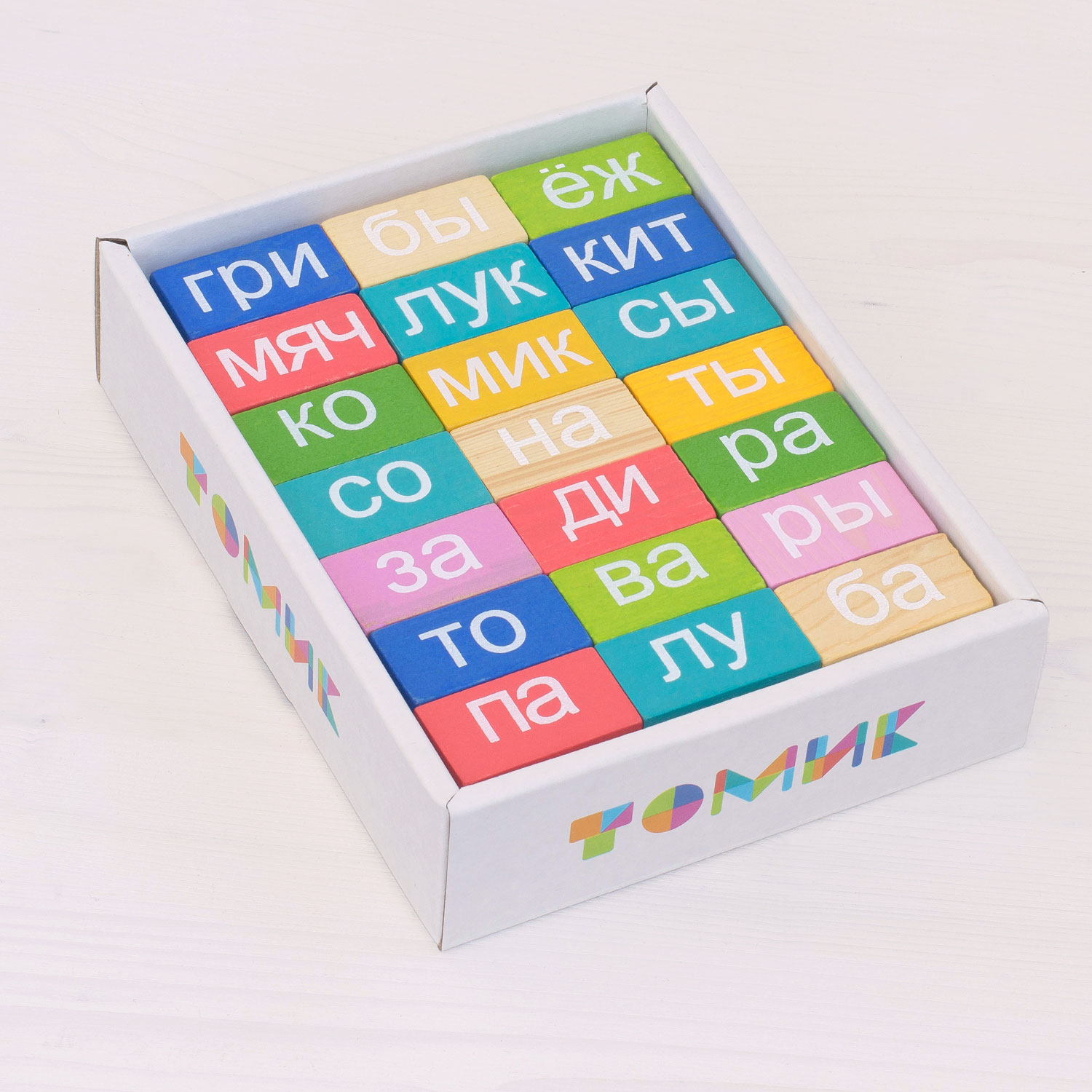 Игрушка Томик кубики Читаем слоги - фото 10