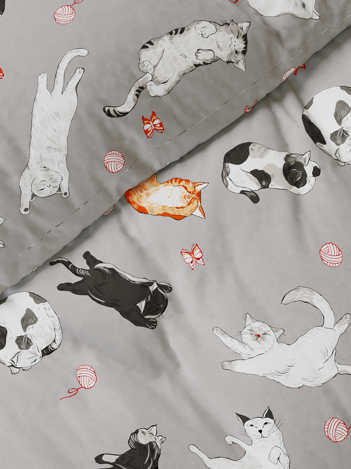 Пододеяльник Сказка. Kitties 145 x 215 см - фото 4