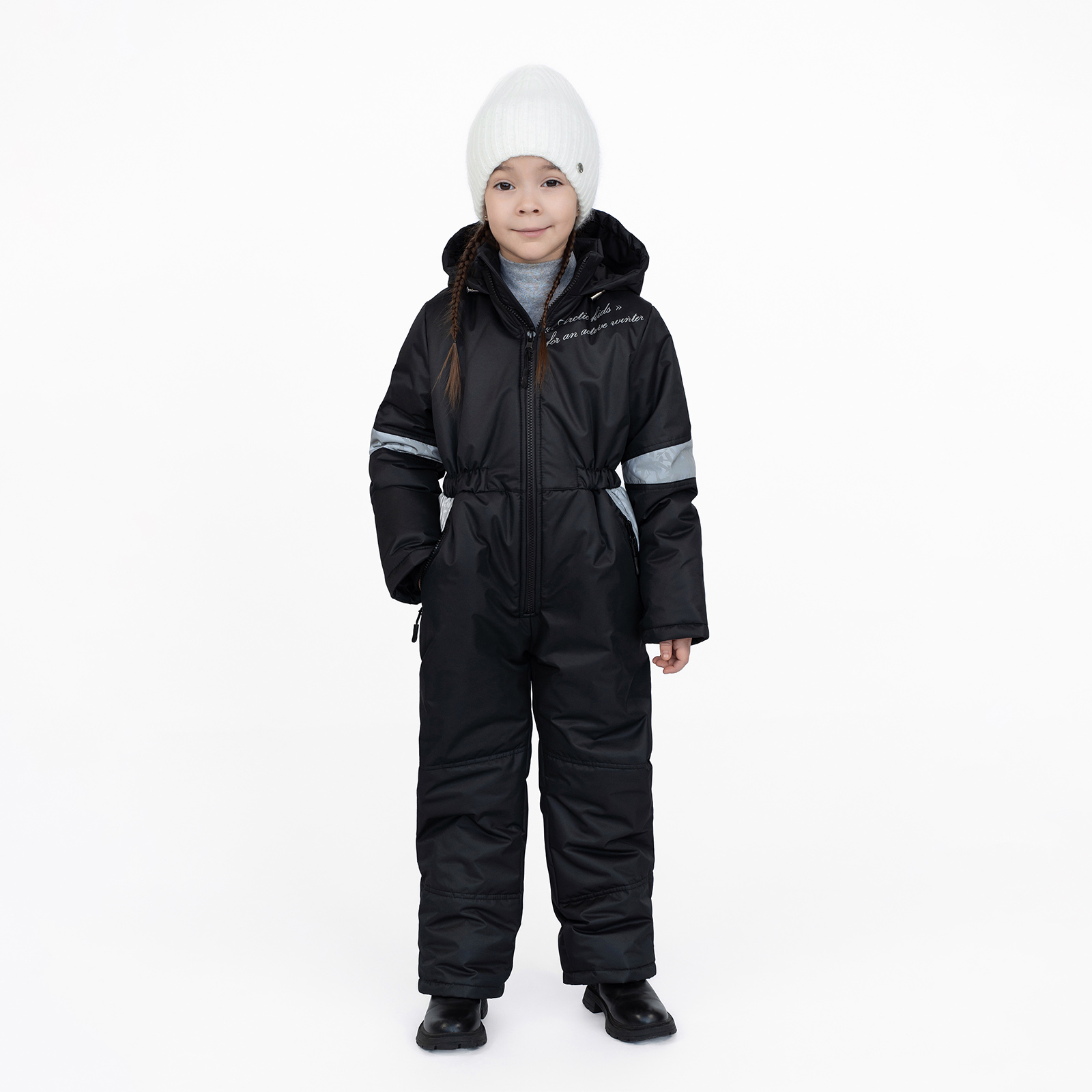 Комбинезон зимний Arctic kids 30-041 черный - фото 23
