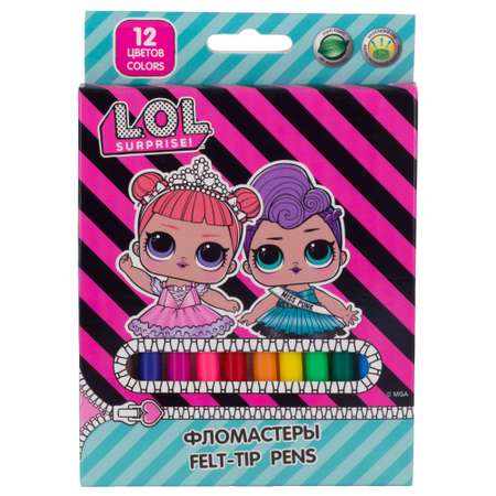 Фломастеры L.O.L. Surprise! 12 цв.
