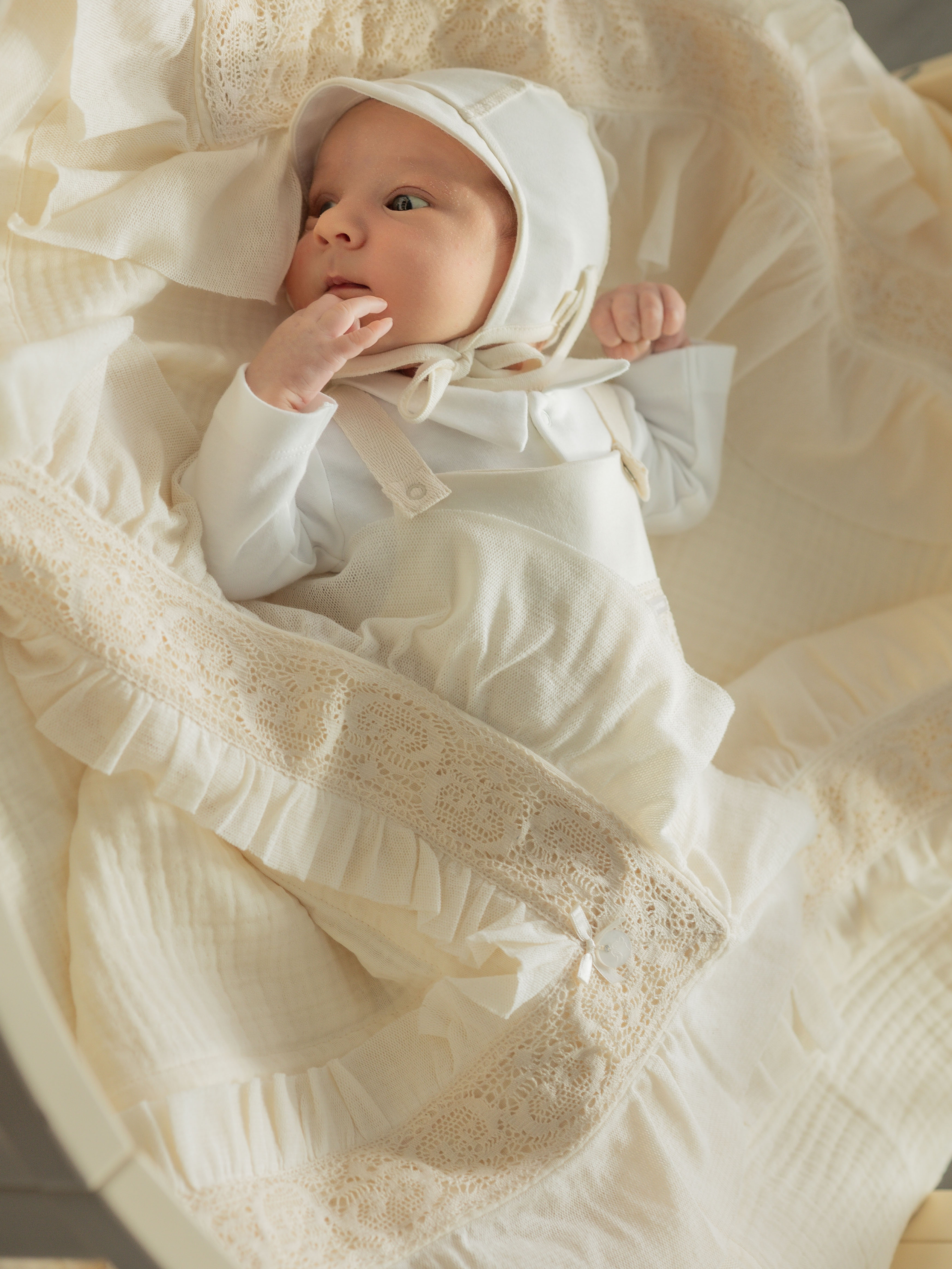 Плед НаследникЪ Выжанова плед на выписку 95 x 95 см хлопок - фото 4