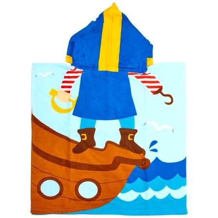 Полотенце-пончо EziKIDS Капитан Крюк 60*60