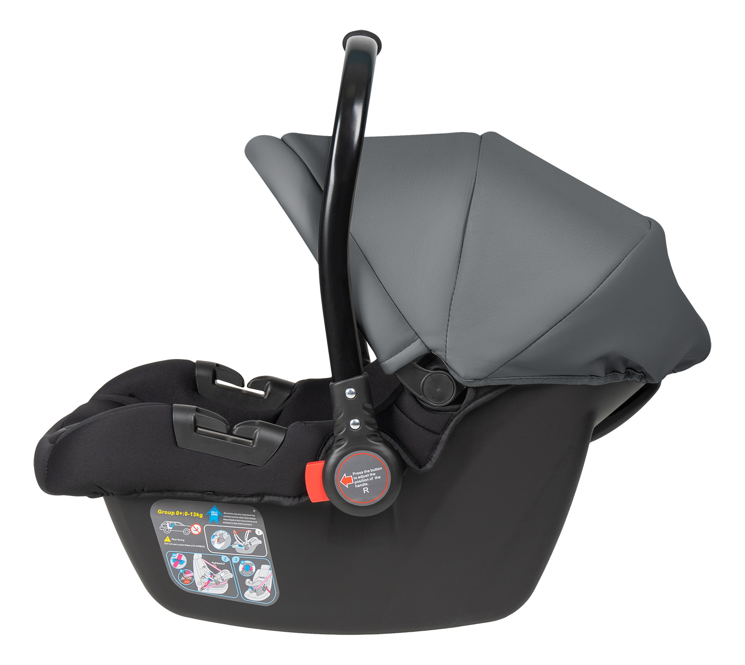 Автокресло Farfello KS-2150/aPU 0 (0 -13 кг) серый - фото 11