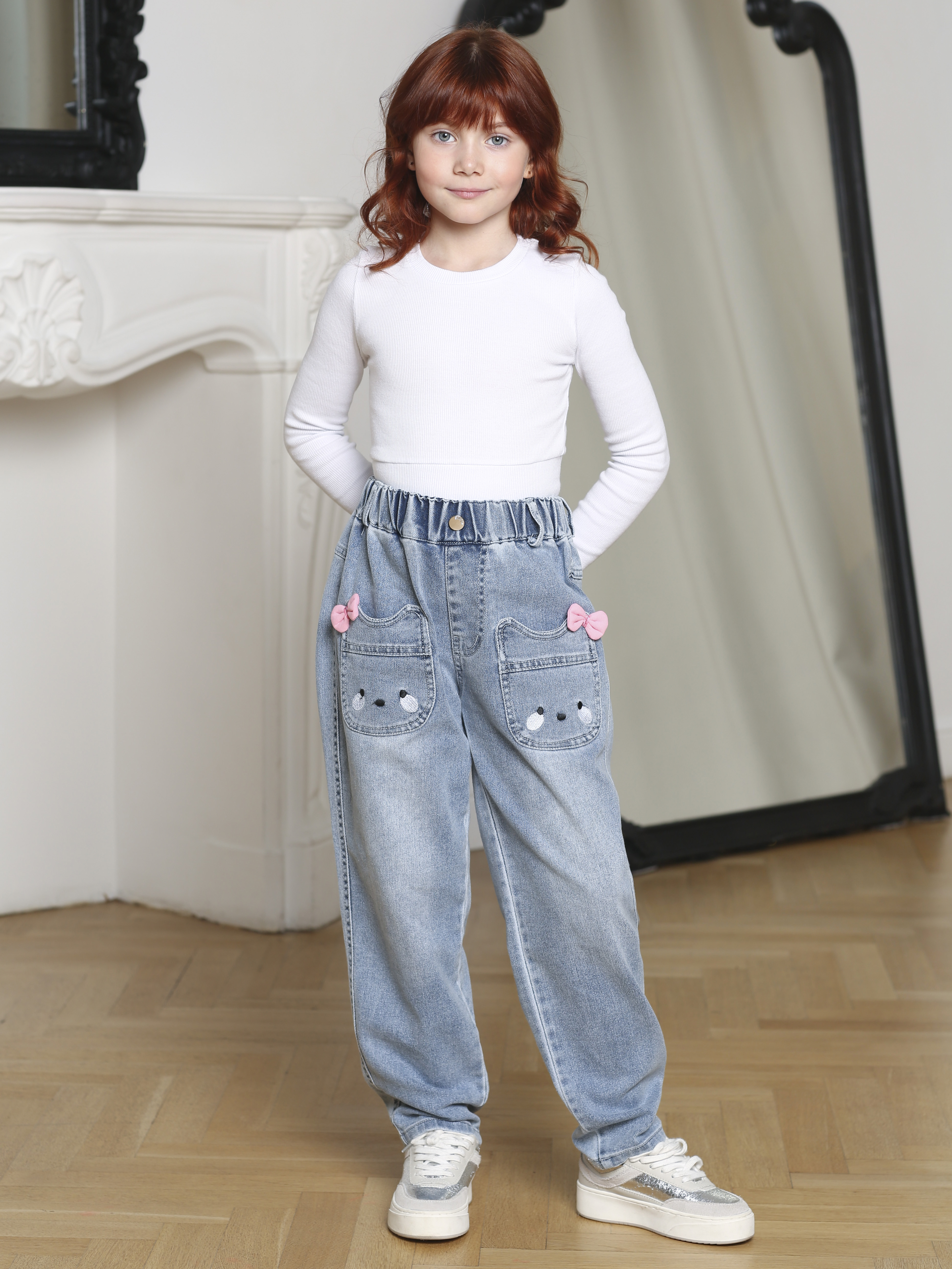 Джинсы-бананы СИНИЙ МИР RB1003A-IL - фото 2