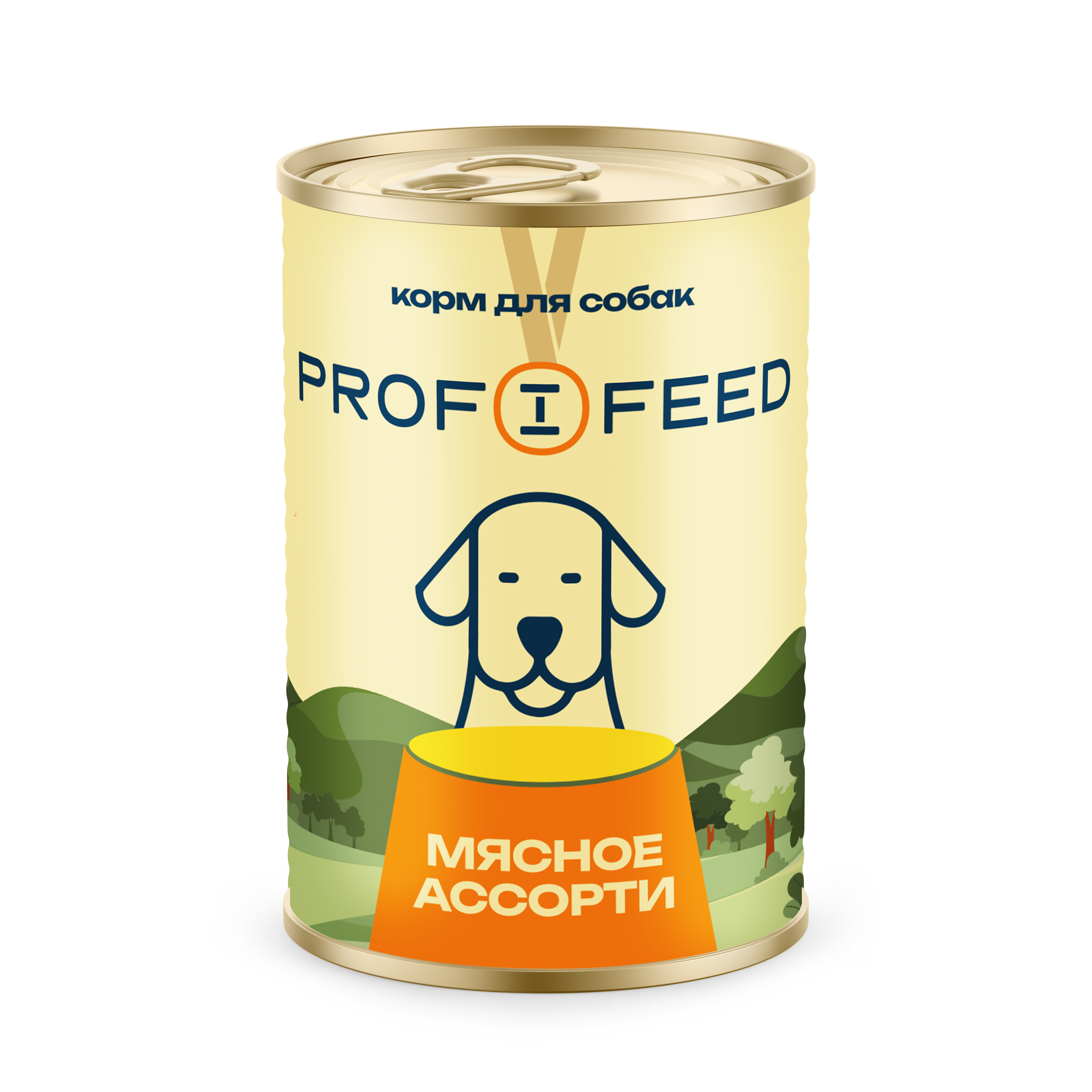 Корм консервированный для собак Profifeed мясное ассорти 340г 12шт - фото 2