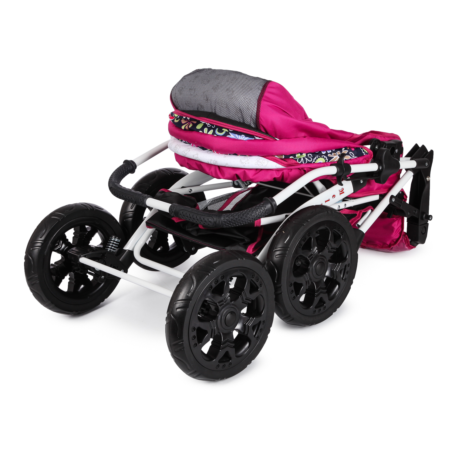 Коляска трансформер Babyton Melly Pink - фото 15