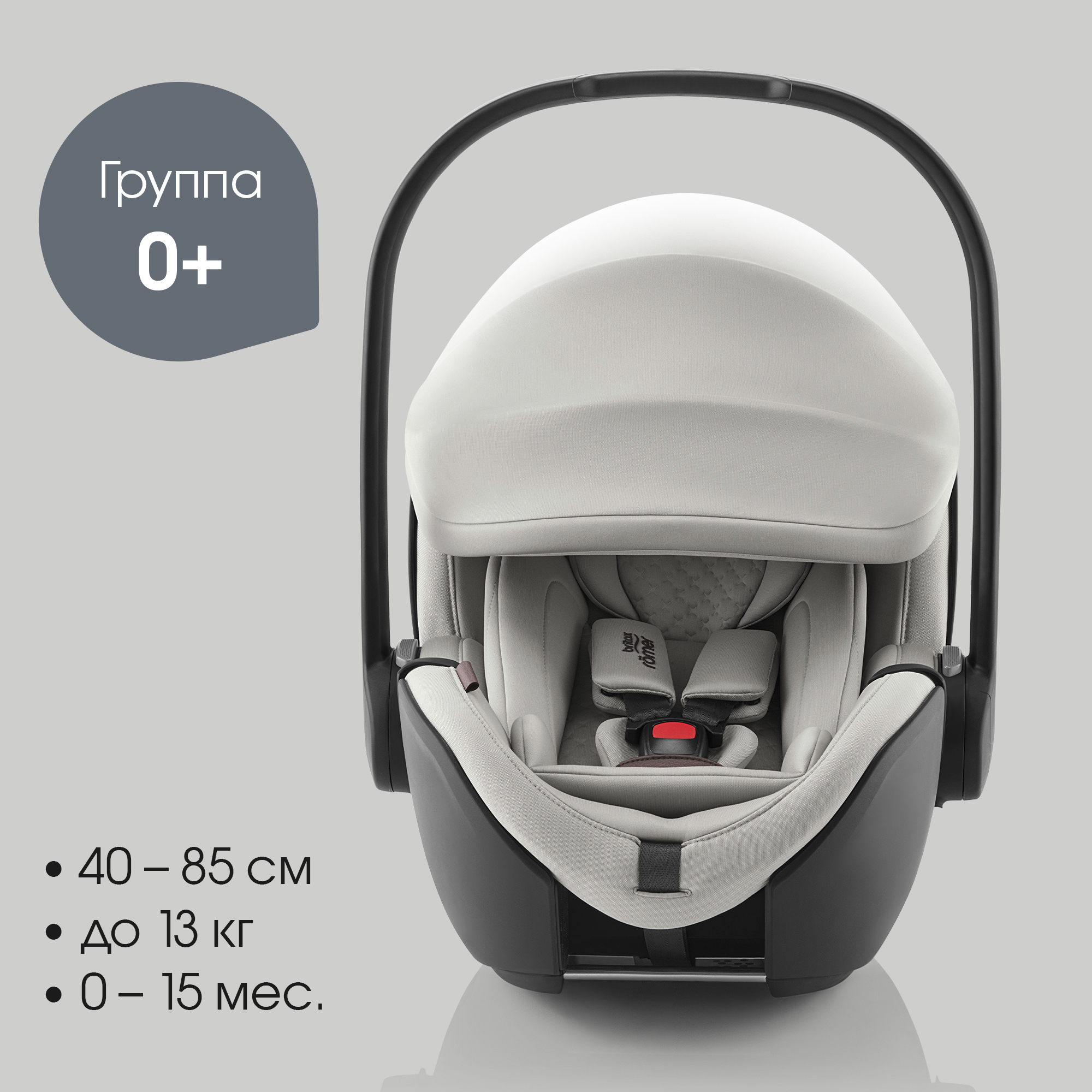 Автокресло Britax Roemer Baby-Safe Pro Lux 0+/1 (0-18 кг) серый - фото 3