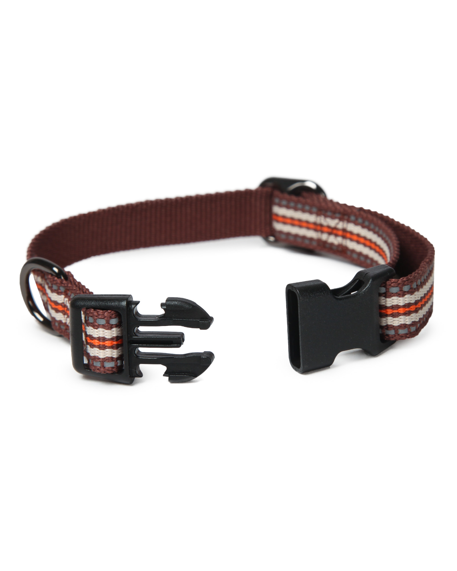 Ошейник для собак Barbaks Коричневая полоса S 1.5*27-40см - фото 3