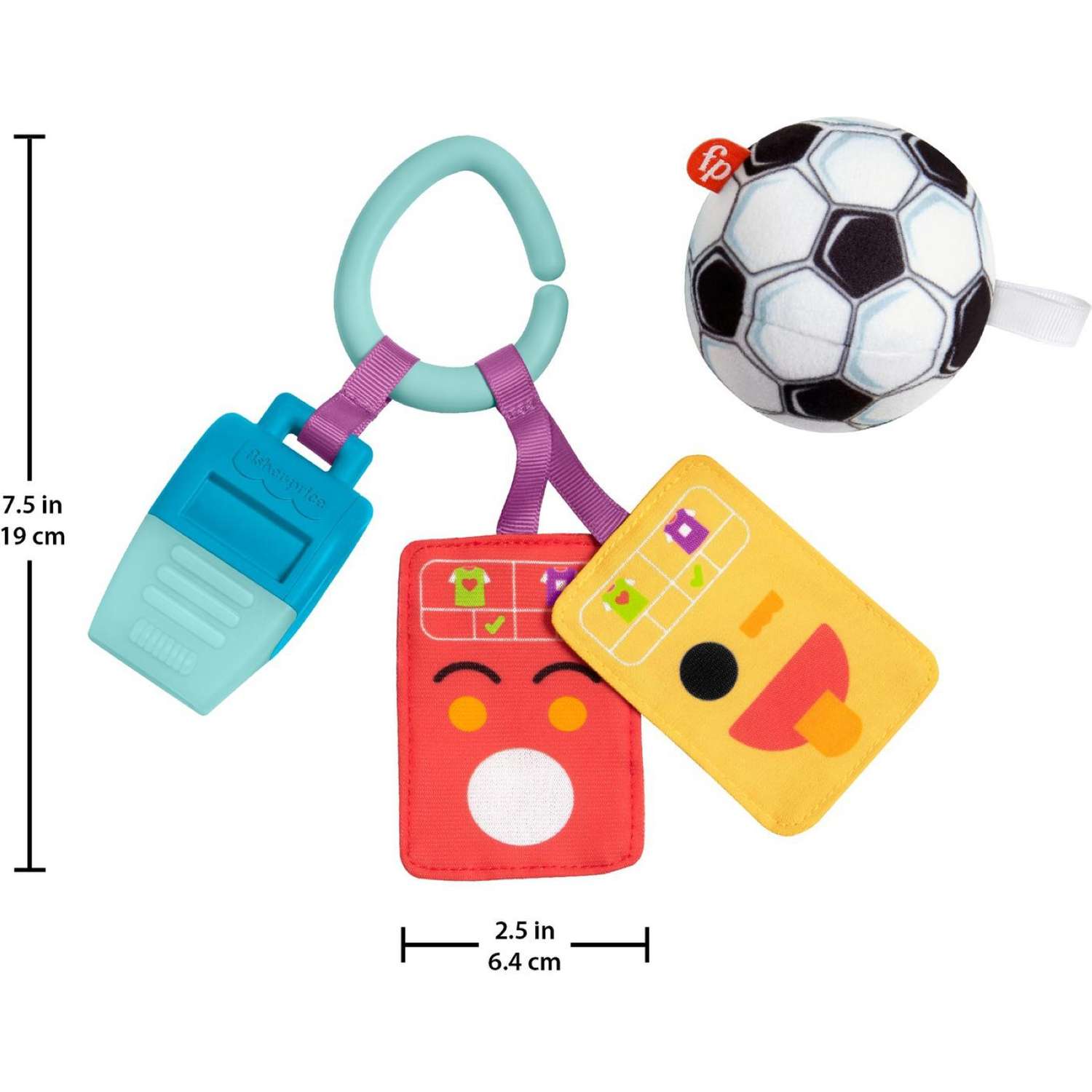 Прорезыватель Fisher Price Футболист - фото 11