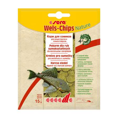 Корм для сомов Sera Wels Chips Nature 15г