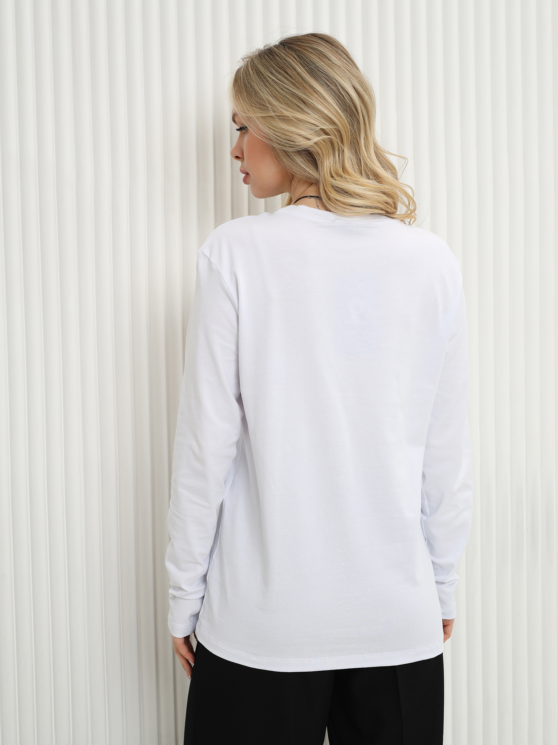 Лонгслив Натали Суслова 14403/1 белый - фото 4