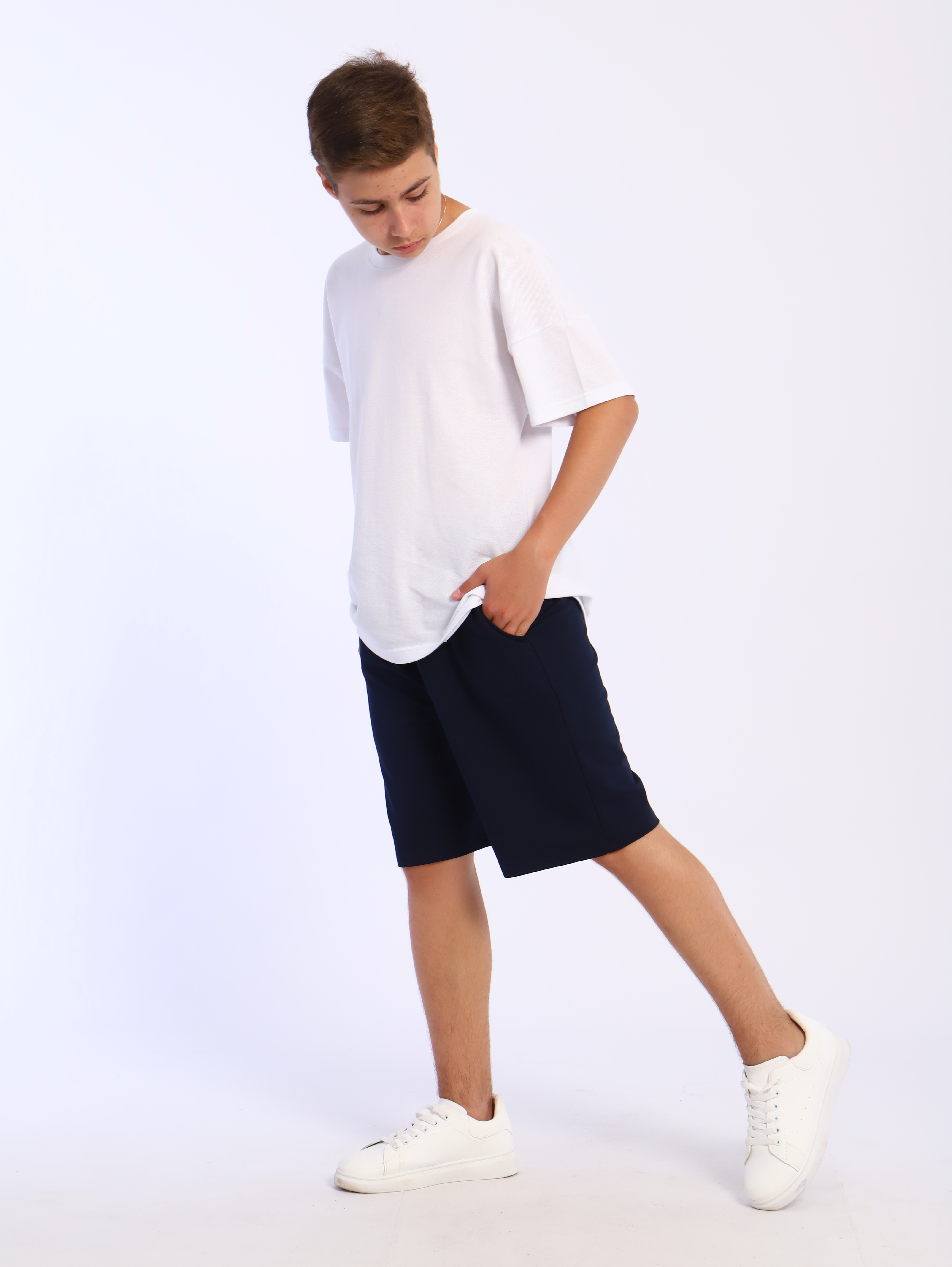 Шорты ЛАДОШКИ Шорты Олег синий - фото 10