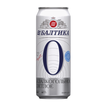 Пиво безалкогольное Балтика №0 светлое 0.45л ж/б