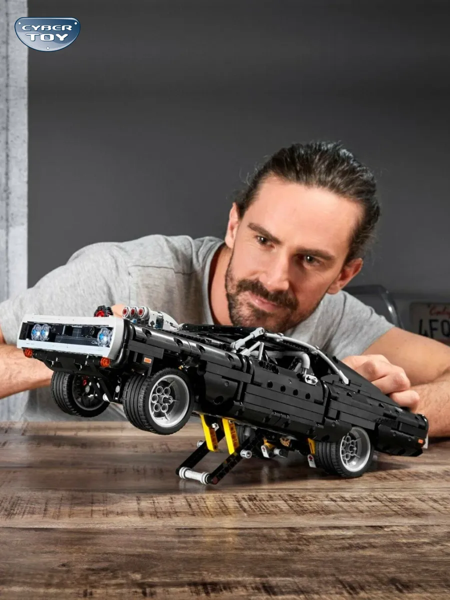 Конструктор CyberToy Машина technic Dodge 1077 дет. - фото 6