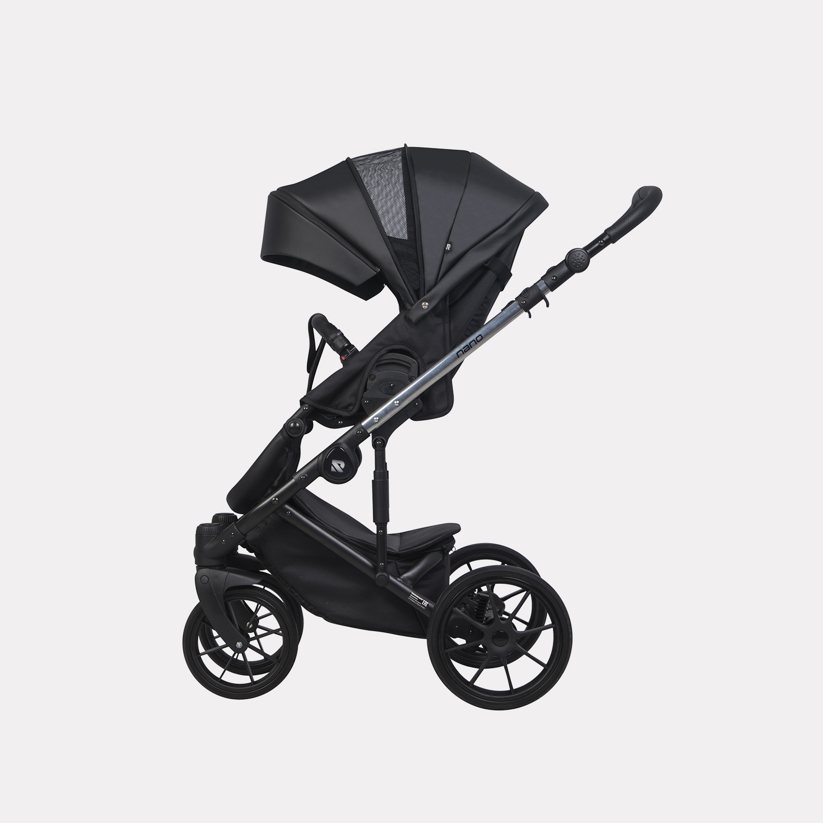 Коляска 2в1 Riko Nano Thermo Ecco черный - фото 10