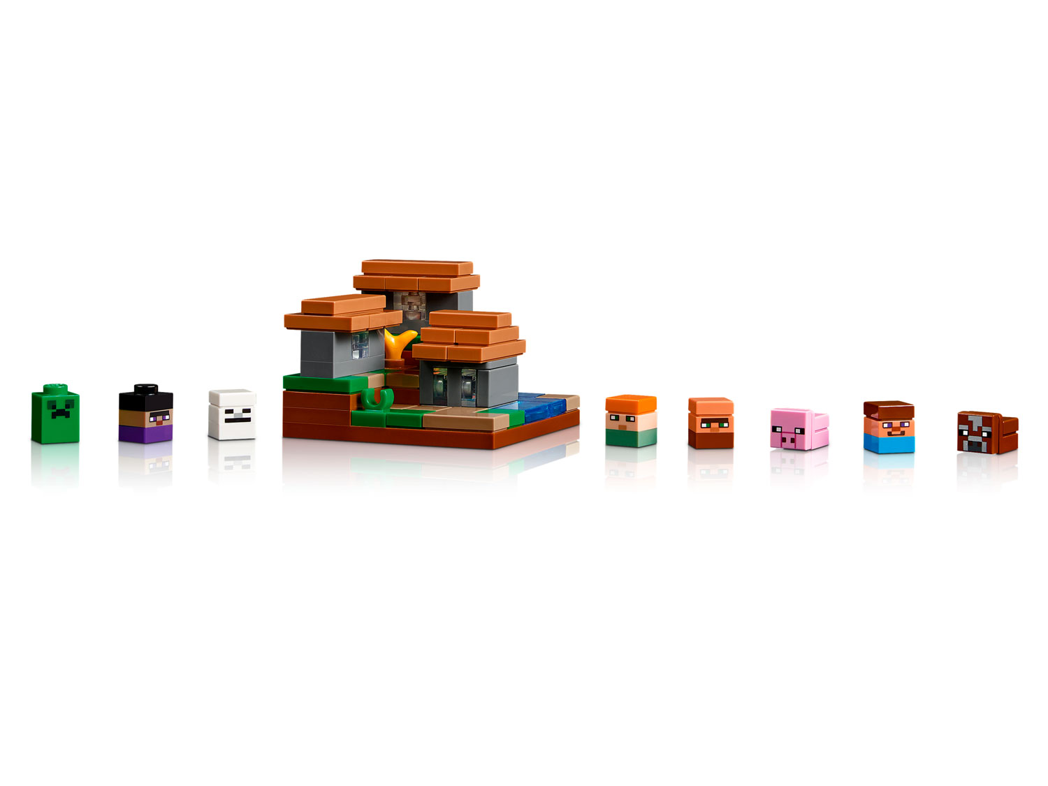 Конструктор LEGO Minecraft Культовый Верстак 1195 дет. - фото 5
