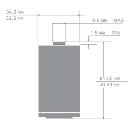 Батарейка Ergolux Ergolux R20 SR2 (R20SR2 1.5В)