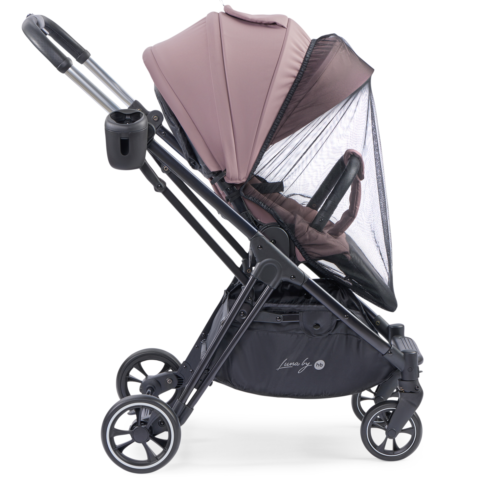 Коляска прогулочная Happy Baby Luna розовый - фото 23