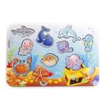 Развивающая игра WOODLANDTOYS Магнитная рыбалка «Морской» 062205