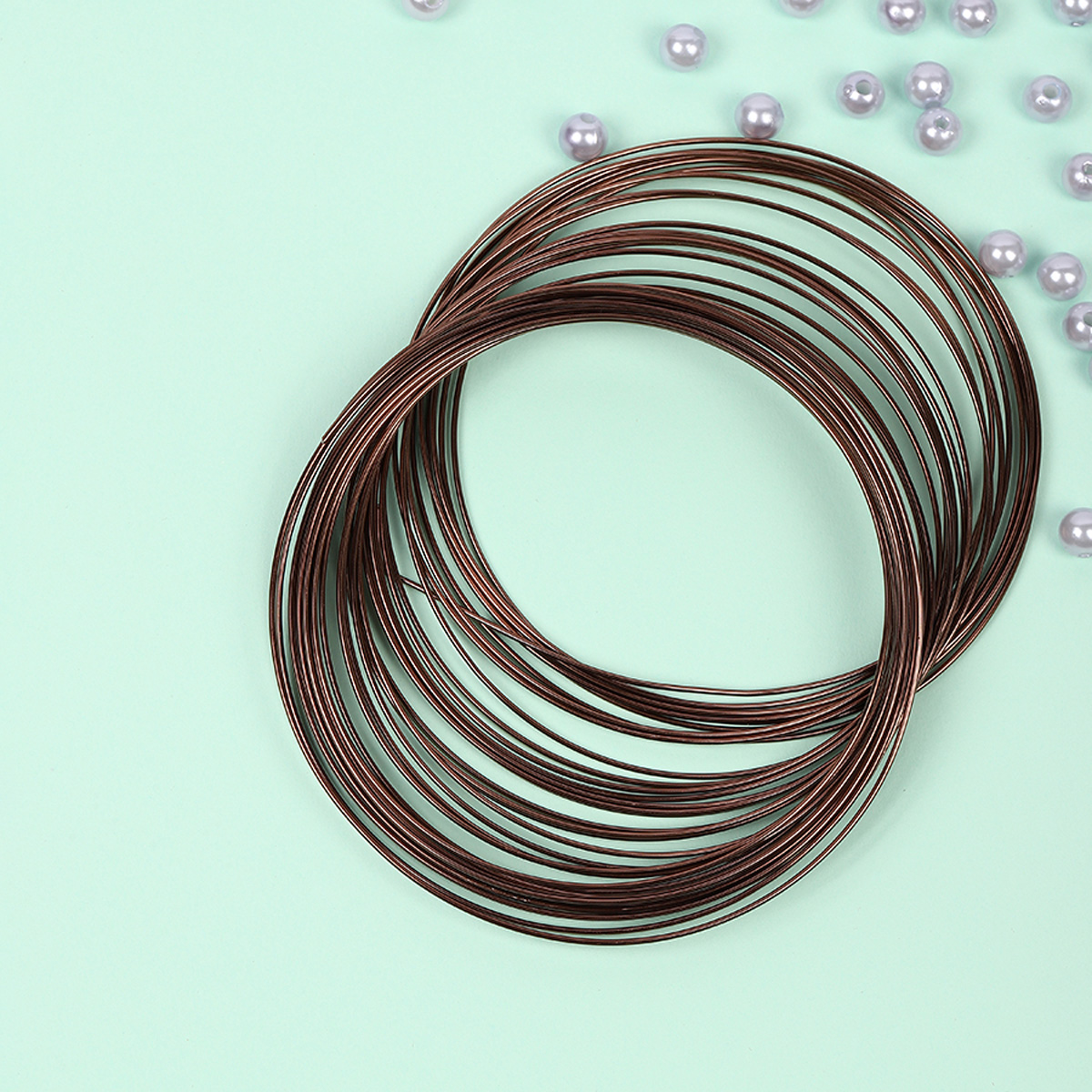 Проволока Magic 4 Hobby Ø 1мм цвет коричневый рул.10м - фото 4