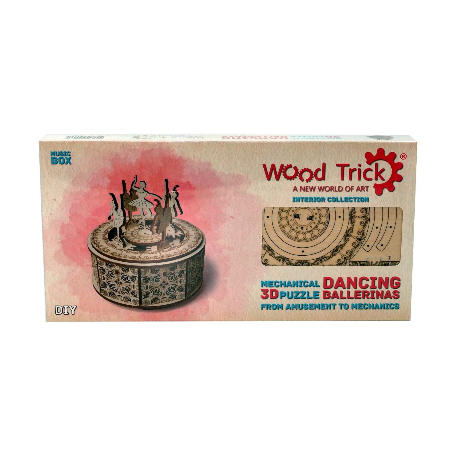 Конструктор Wood Trick Танцующие балерины деревянный 48 дет. - фото 12