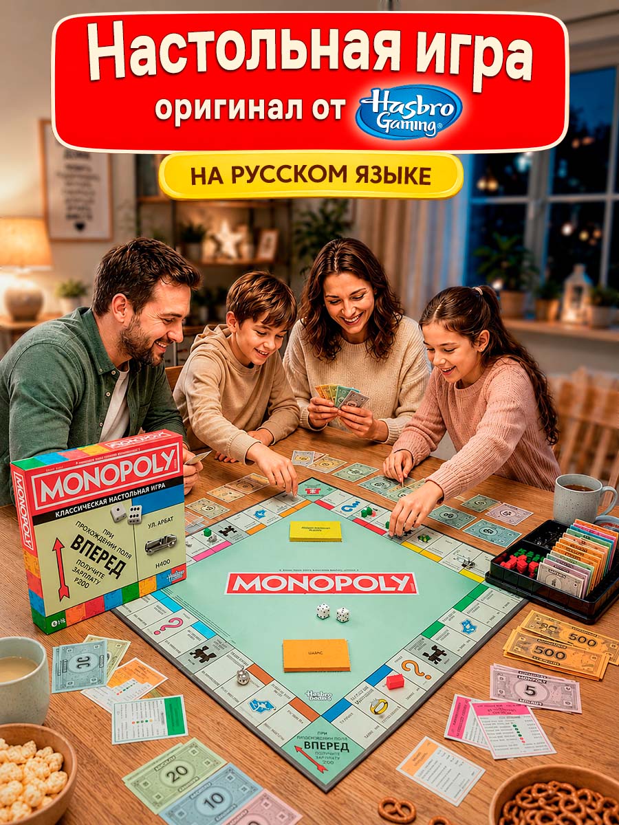 Настольная игра Hasbro Монополия - фото 2