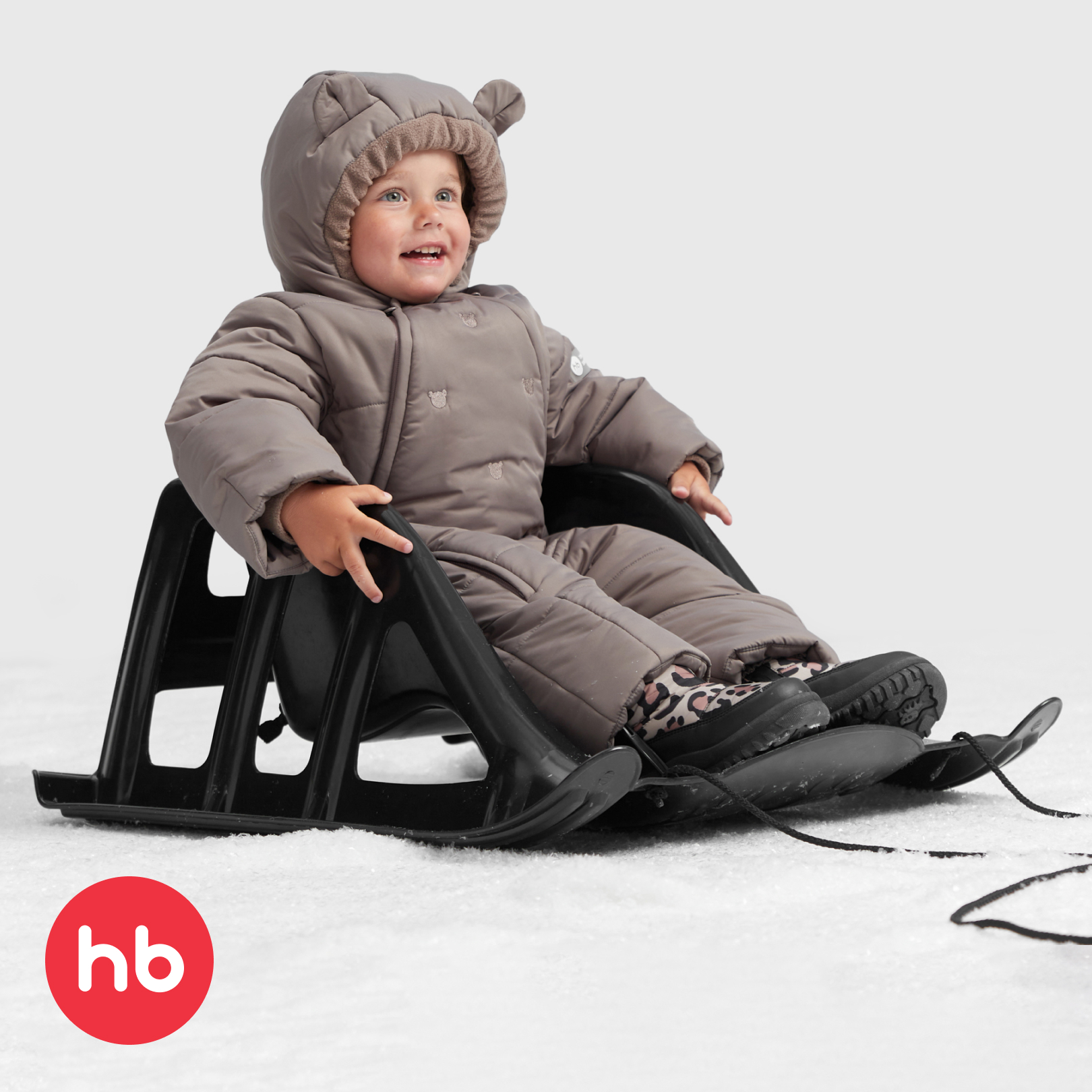 Санки Happy Baby Черный - фото 2