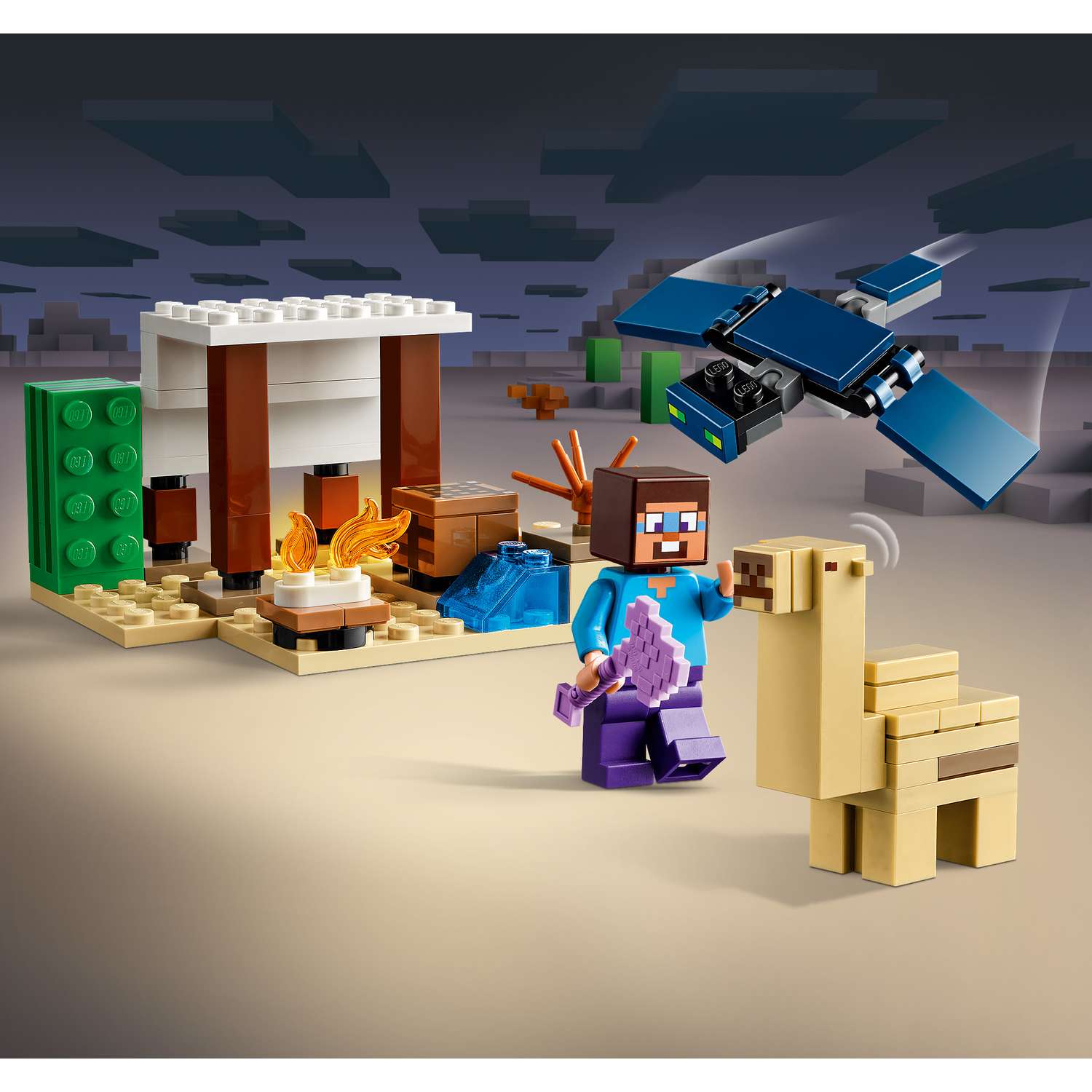 Конструктор LEGO Minecraft Экспедиция Стива по пустыне 75 дет. - фото 6