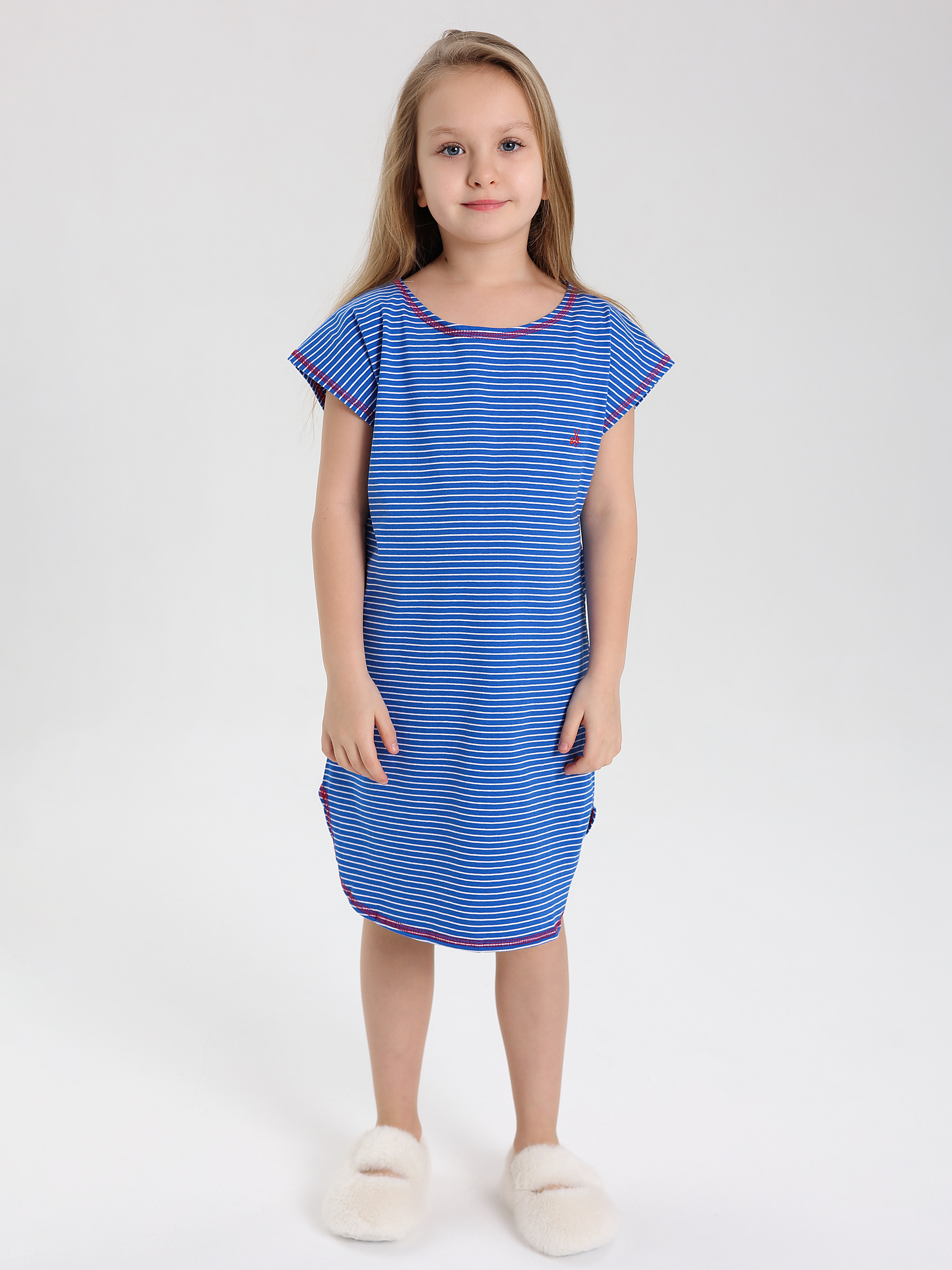 Сорочка ночная RobyKris 30-03-21/полоск - фото 9