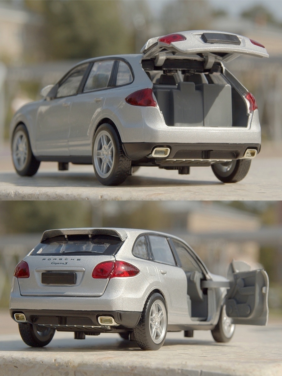 Внедорожник АВТОпанорама Porsche Cayenne S 1:32 JB1251139 - фото 4