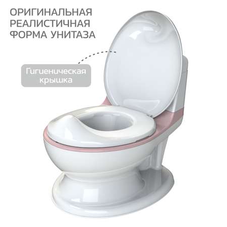 Горшок-унитаз туалетный Babyton Cozy Potty pink