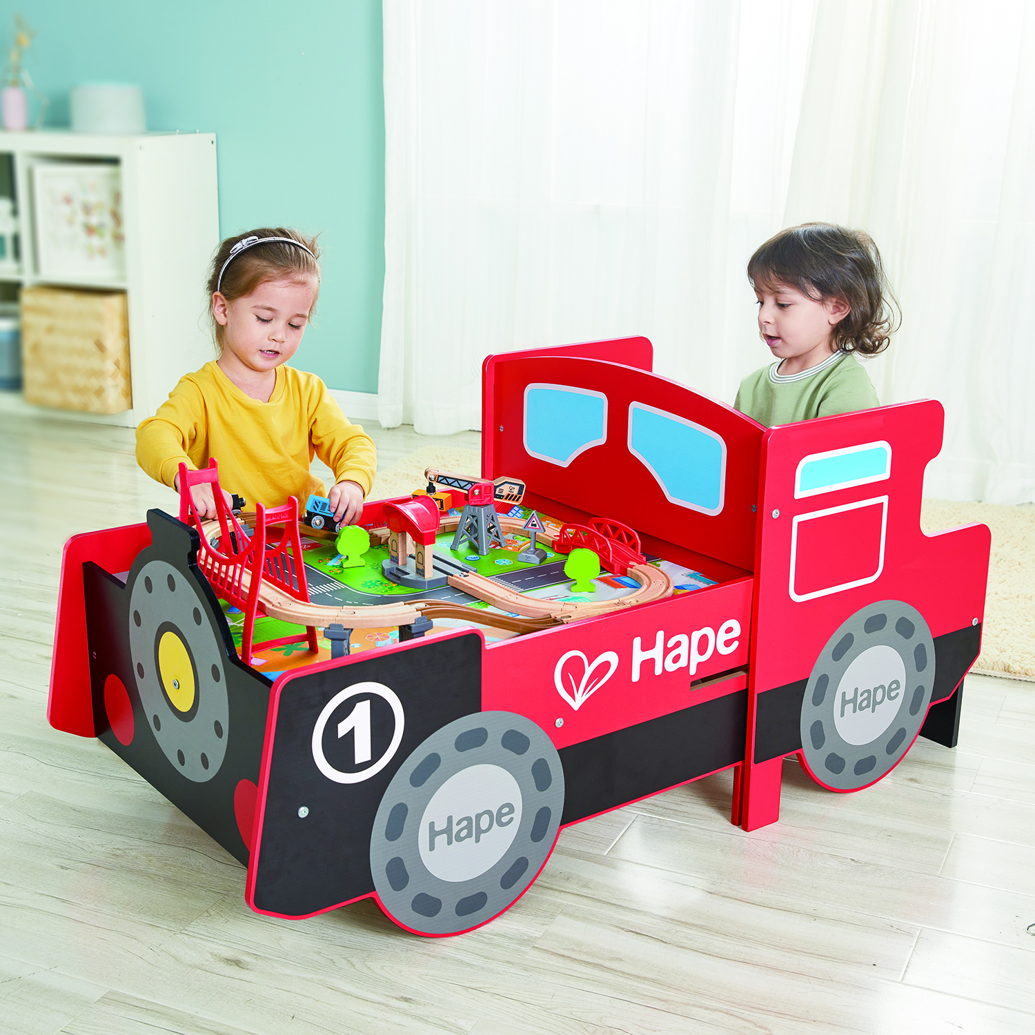 Набор железнодорожный Hape E3769_HP - фото 1