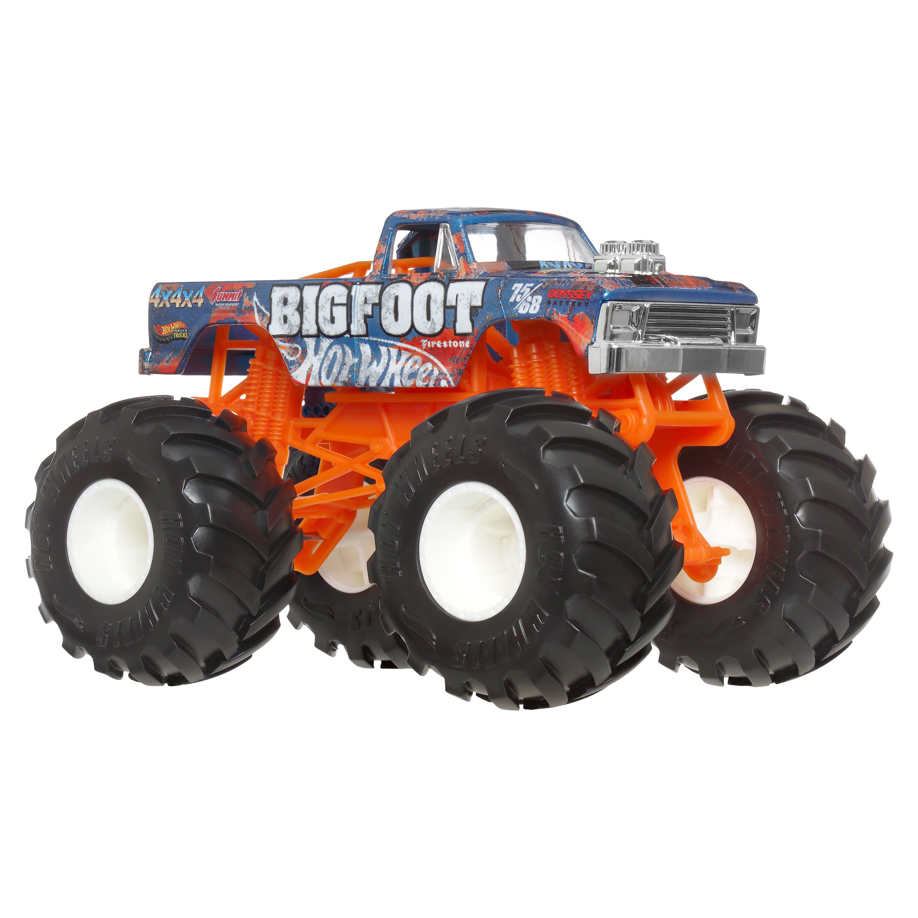 Монстр-трак Hot Wheels Monster Trucks 1:24 FYJ83/JDR11 - фото 3