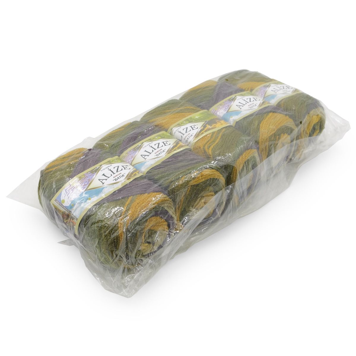 Пряжа Alize для вязания Burcum Batik 100 гр 210 м 5 мотков 5850 секционный - фото 8