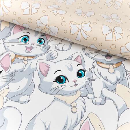 Комплект постельного белья BRAVO kids dreams 1.5-спальный Муррмяу наволочка 70х70