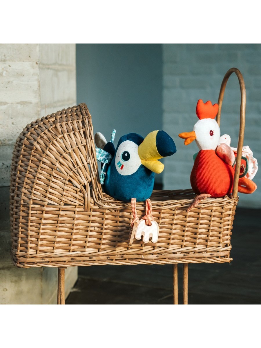 Игрушка мягкая Lilliputiens курочка 38 см - фото 6