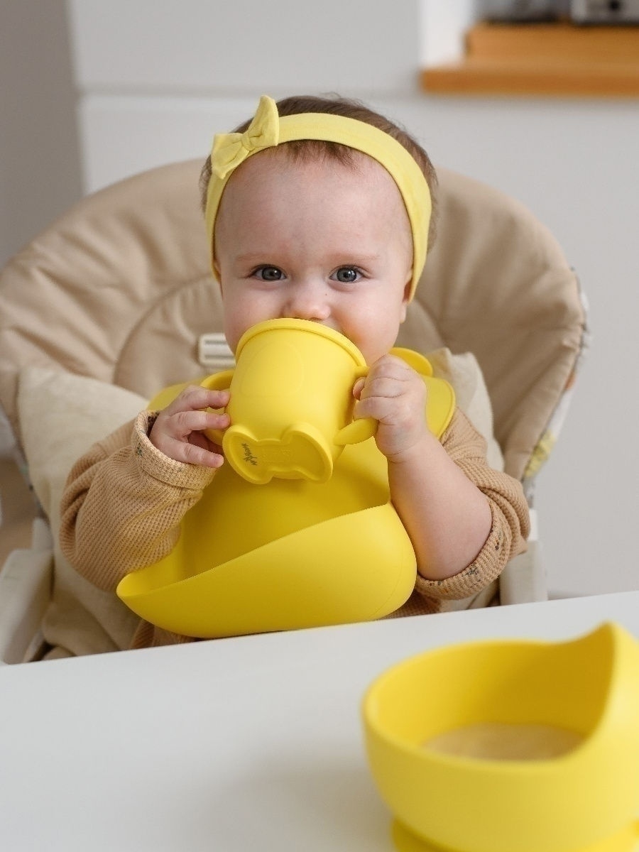 Нагрудник Miyoumi силикон 1 шт. - фото 4