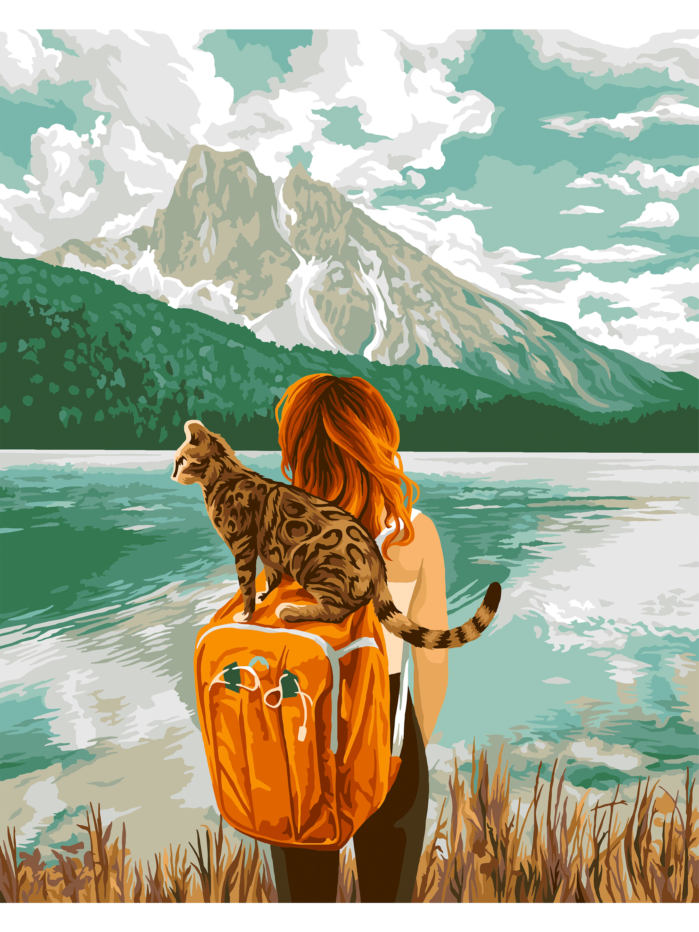 Картина по номерам Art sensation Путеществие в горах - фото 2