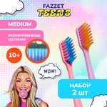 Зубная щетка классическая Fazzet ORGANIC от 10 лет 2 шт.