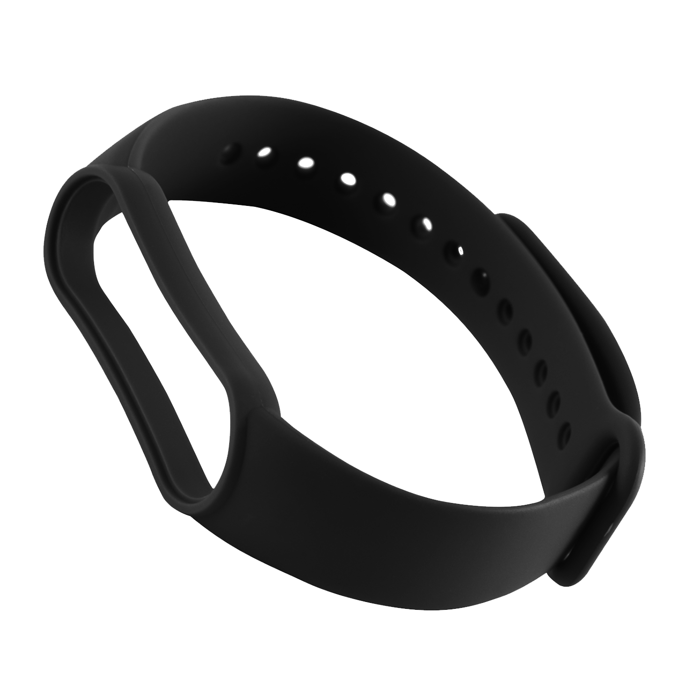 Ремешок RedLine силиконовый Xiaomi Mi Band 5-6 черный №01 - фото 1
