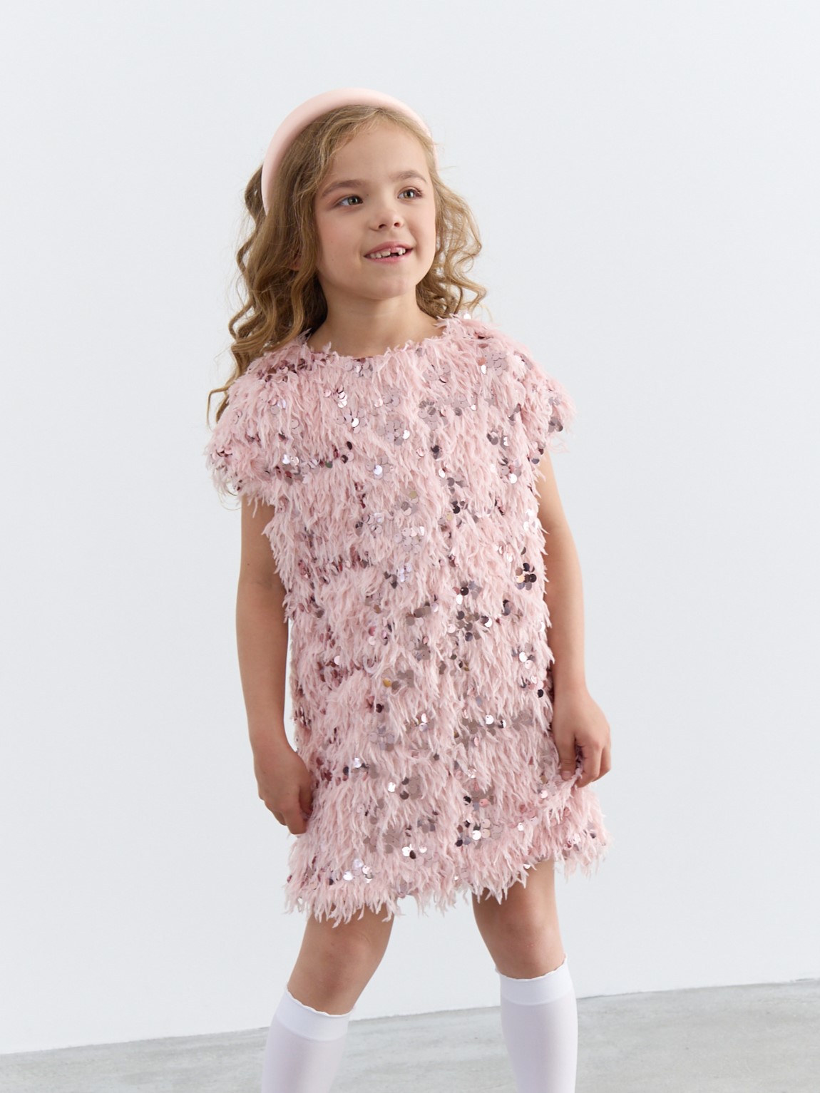 Платье BUNGLY 1R9009/Пудра - фото 1