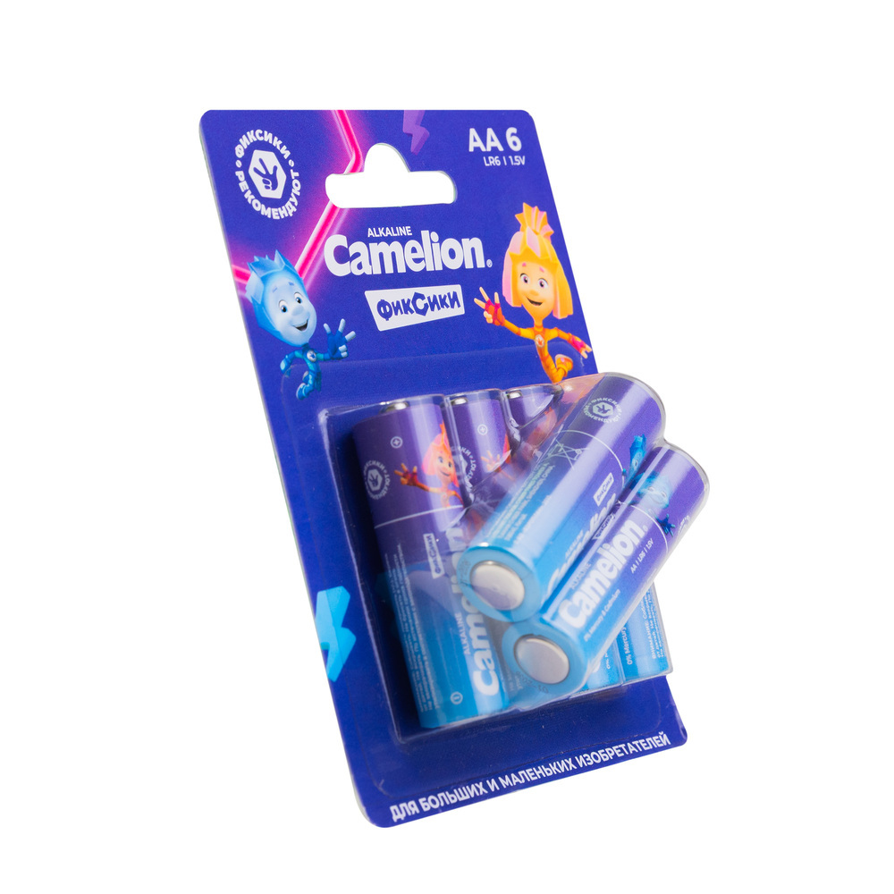 Пальчиковая батарейка Camelion LR6-BP6Fix - фото 2