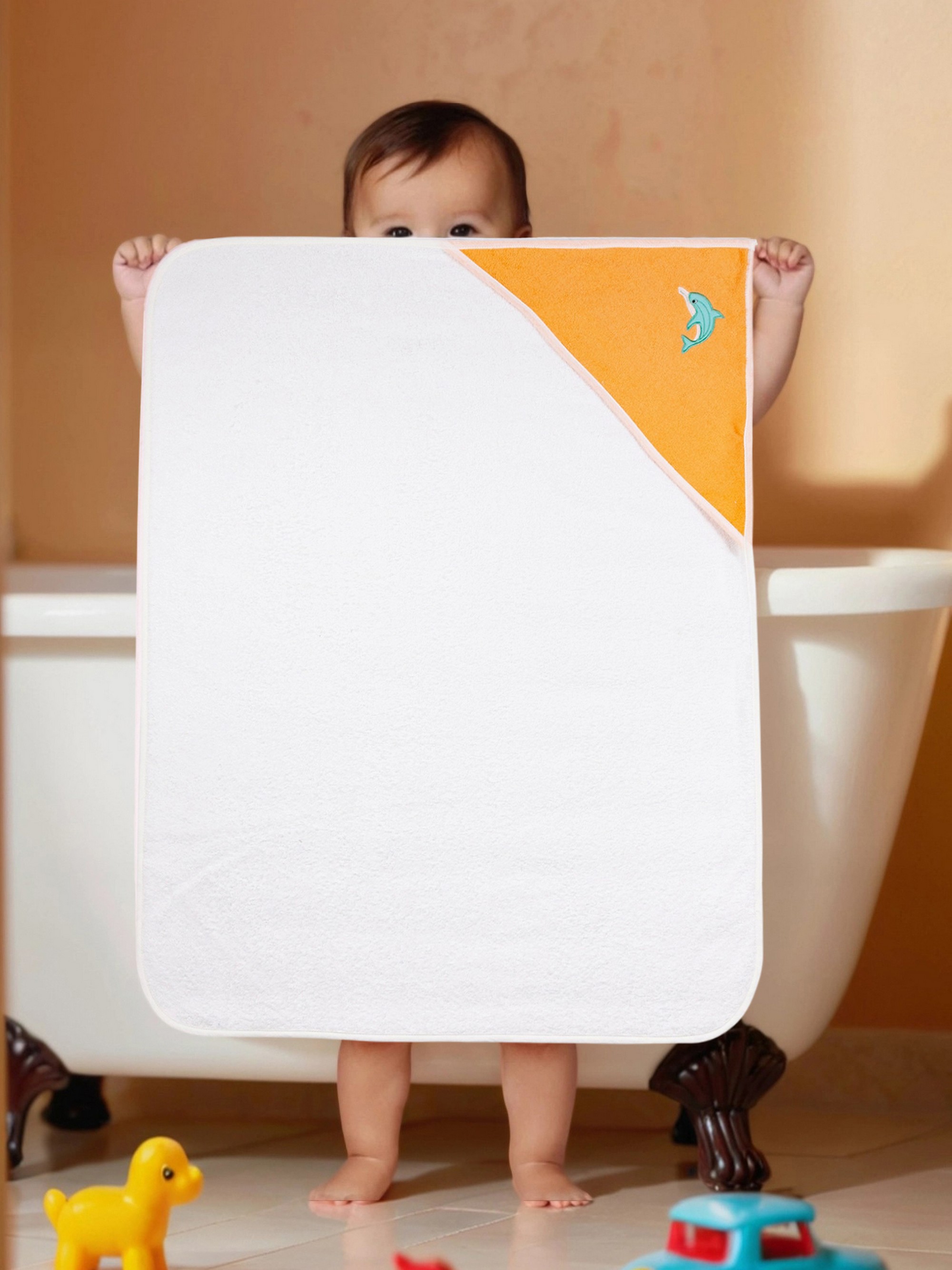 Полотенце уголок Wellness Малыш-00/35_Д 80 x 100 см 1 шт. - фото 2