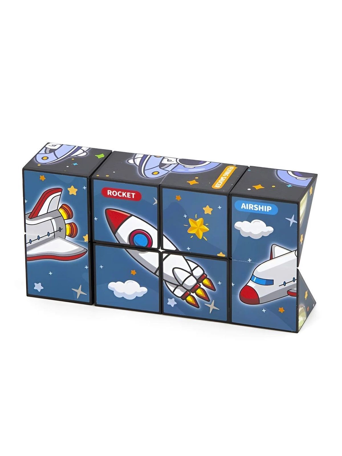 Игрушка-антистресс S+S фиджет Бесконечный Кубик Космос - фото 12