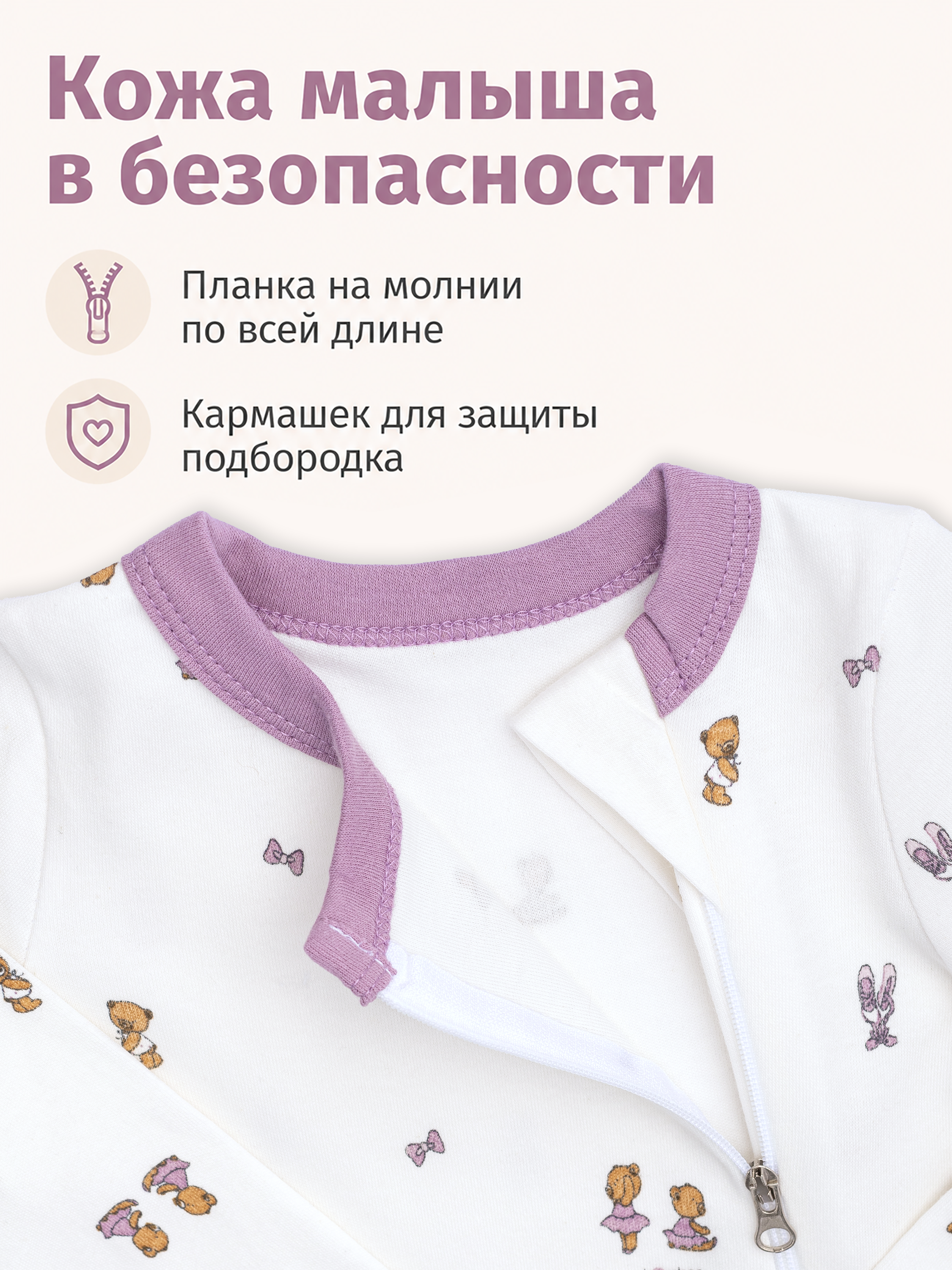 Комбинезон 3 шт loombee S-SK-1198 - фото 3