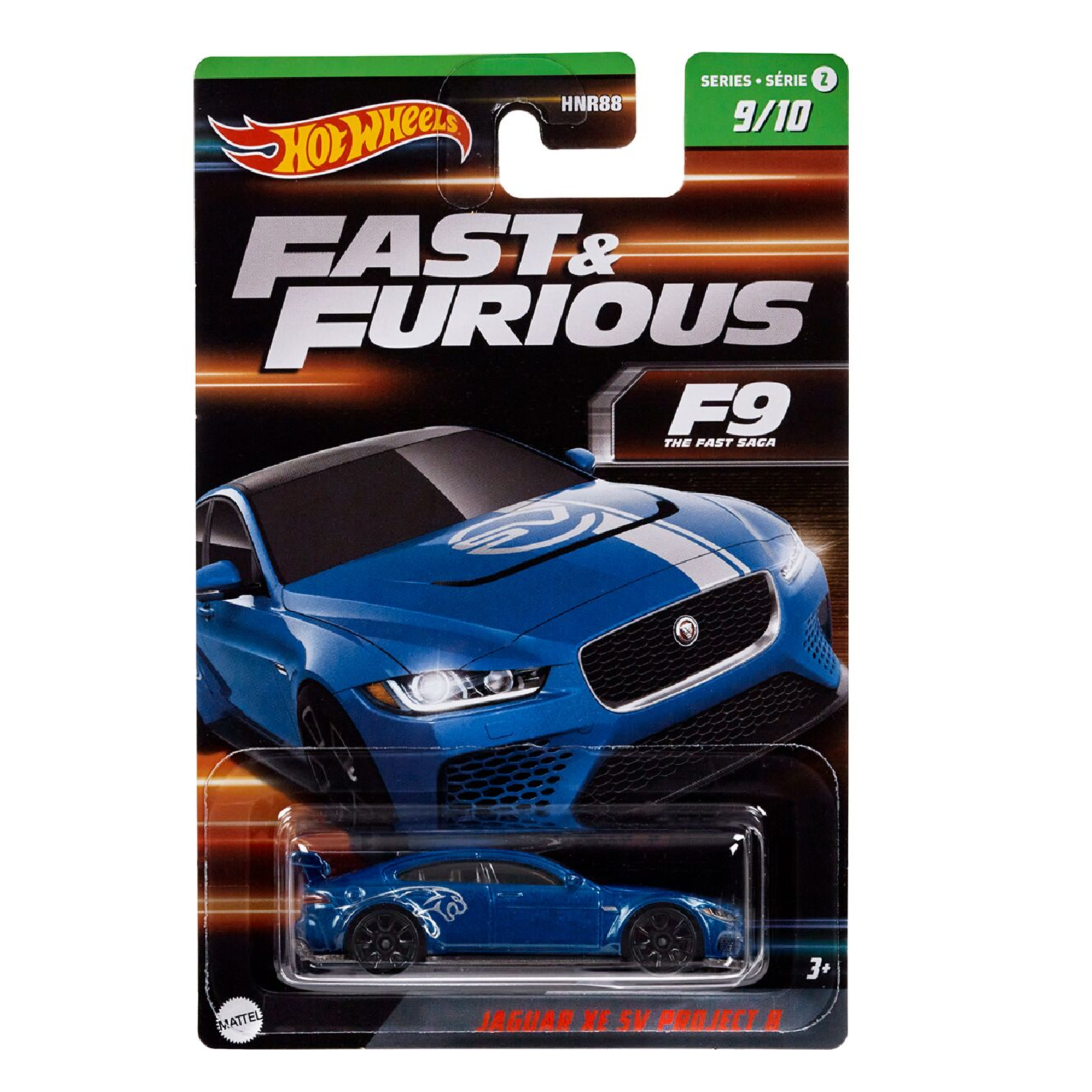 Автомобиль Hot Wheels Jaguar 1:64 HNR88/HNT09 - фото 1