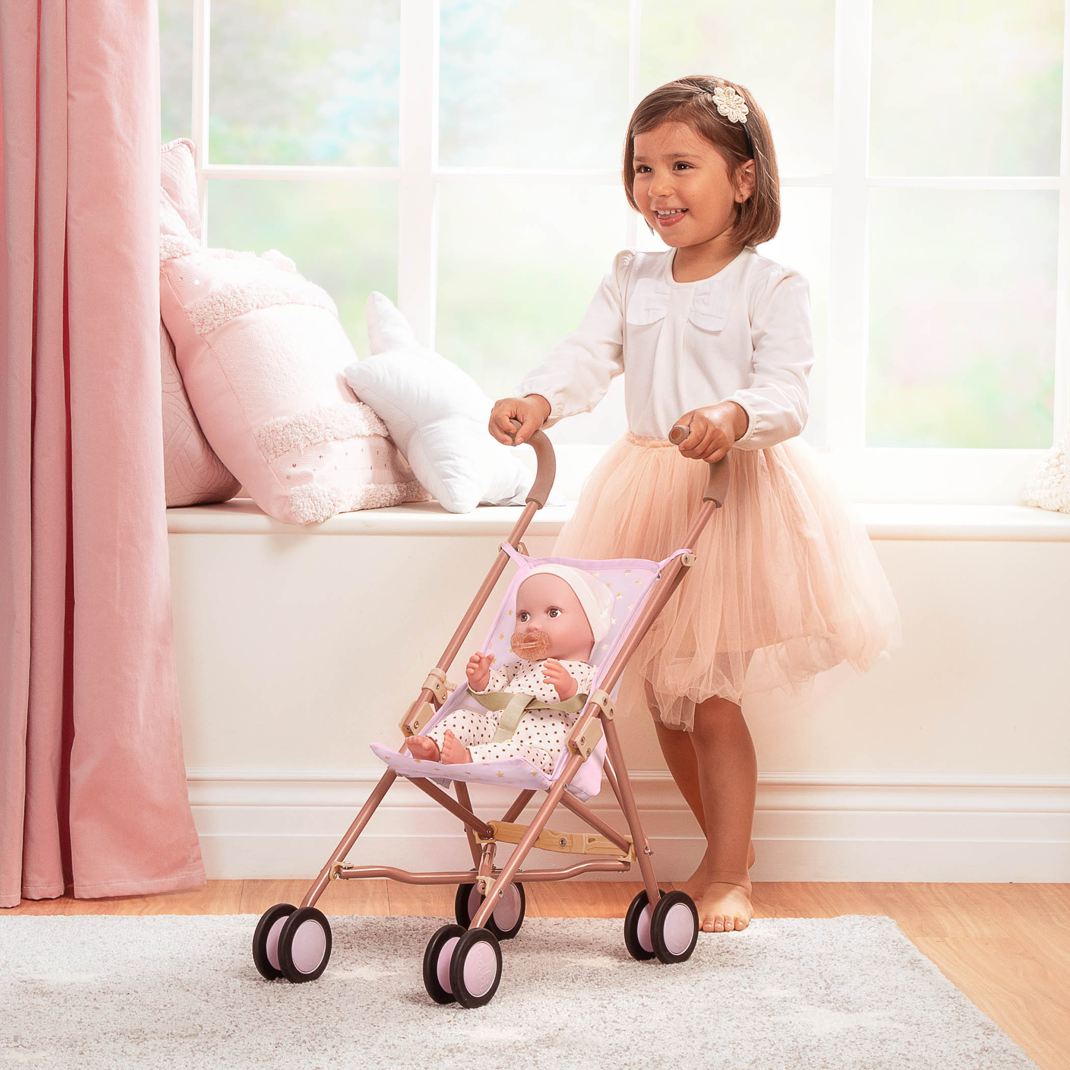 Прогулочная коляска для кукол Lulla Baby LBY7617 - фото 2