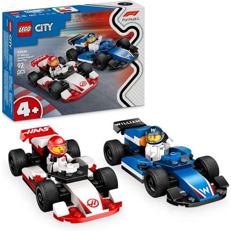 Конструктор LEGO City Williams Racing и Haas блочный